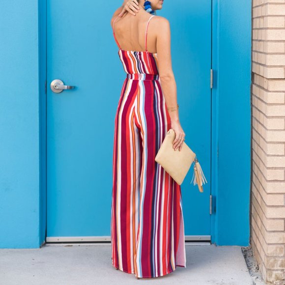 Stripe jumpsuit - Picture 3 of 5